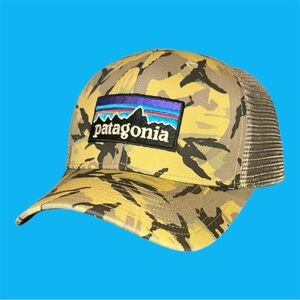 Patagonia P-6 LoPro Trucker Hat - Big Camo / Classic Tan